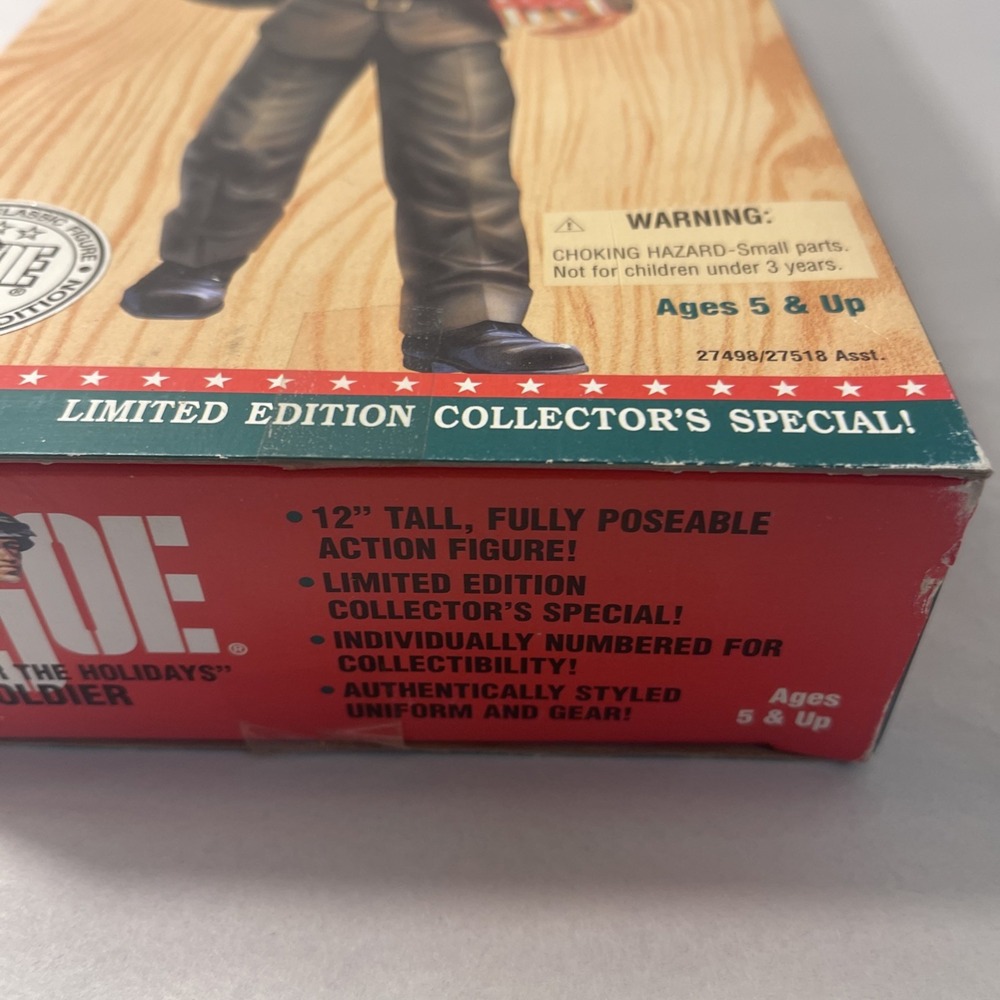 GI Joe Home for the Holidays Soldier Limited Edition Collector's Figure 1996 NEW - Picture 8 of 16